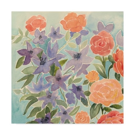 Grace Popp 'Flowers For Lilly I' Canvas Art,18x18